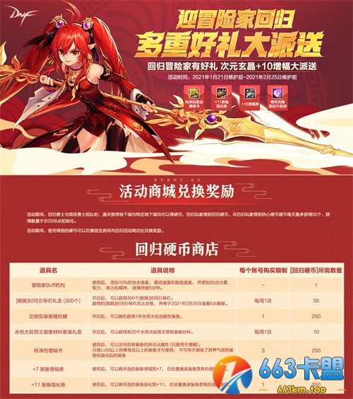 回归有好礼 DNF新春版本今日上线