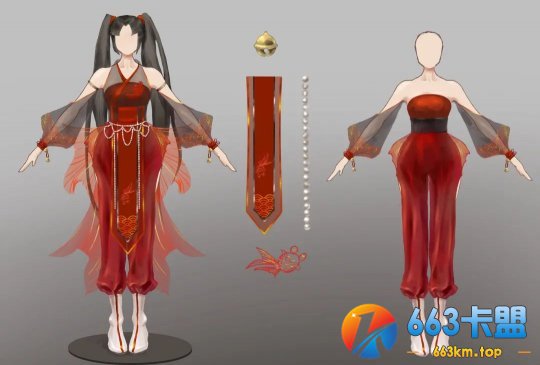 科幻风宁红夜?永劫无间英雄皮肤设计稿欣赏