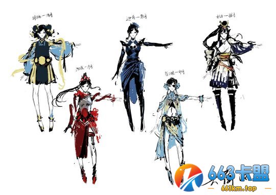 科幻风宁红夜?永劫无间英雄皮肤设计稿欣赏