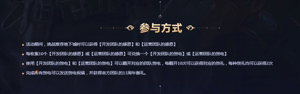《DNF》11周年官方团队贺电
